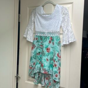 High low girls dress